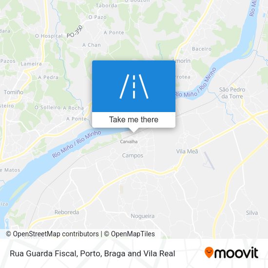 Rua Guarda Fiscal mapa