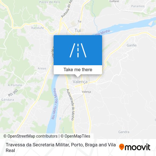 Travessa da Secretaria Militar map