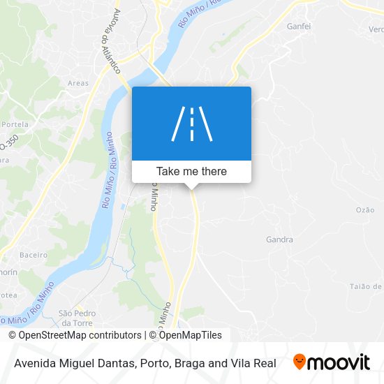 Avenida Miguel Dantas mapa