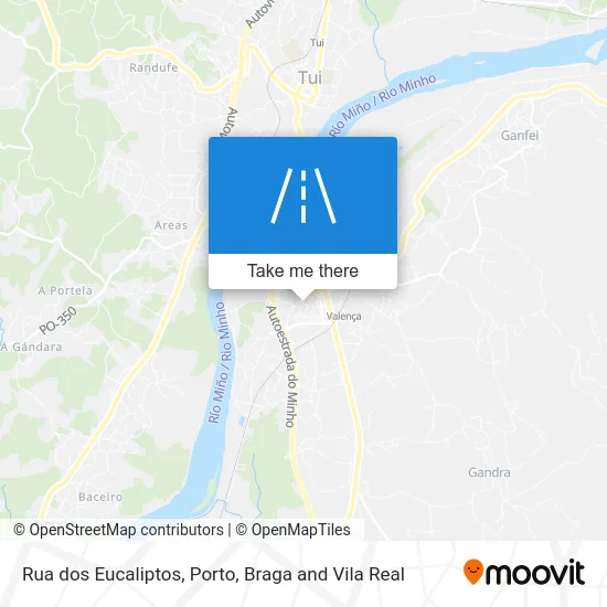 Rua dos Eucaliptos map