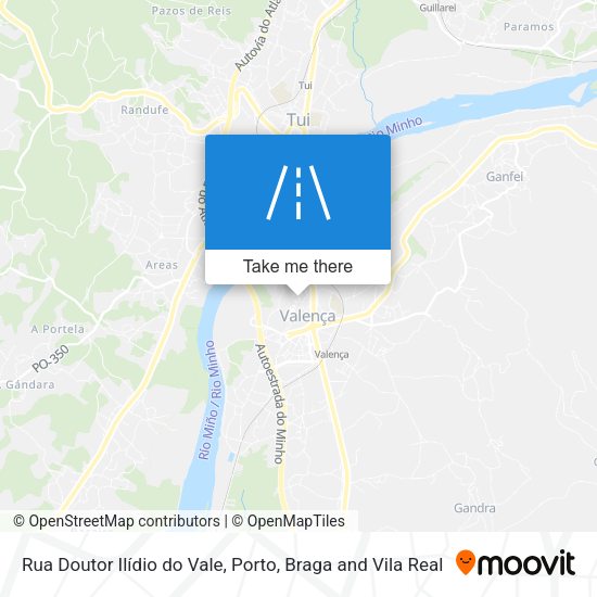 Rua Doutor Ilídio do Vale mapa