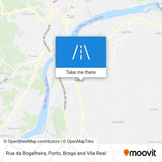 Rua da Bogalheira mapa