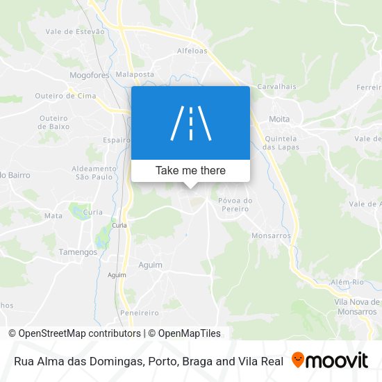 Rua Alma das Domingas mapa