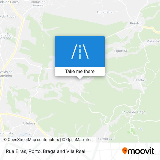 Rua Eiras map