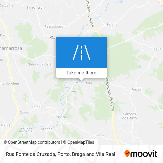 Rua Fonte da Cruzada map