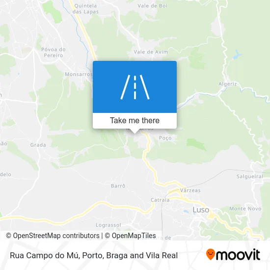 Rua Campo do Mú map