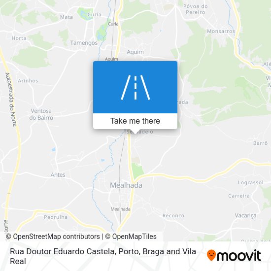 Rua Doutor Eduardo Castela map