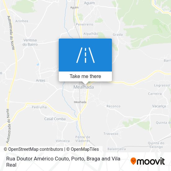 Rua Doutor Américo Couto map