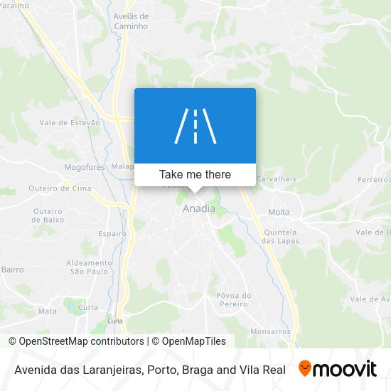 Avenida das Laranjeiras mapa