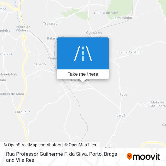 Rua Professor Guilherme F. da Silva map