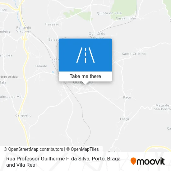 Rua Professor Guilherme F. da Silva map