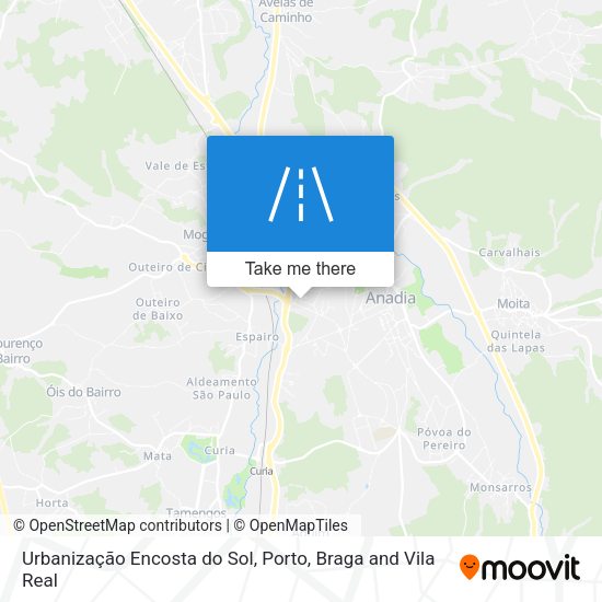Urbanização Encosta do Sol map