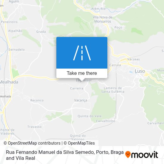 Rua Fernando Manuel da Silva Semedo mapa