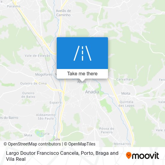 Largo Doutor Francisco Cancela mapa