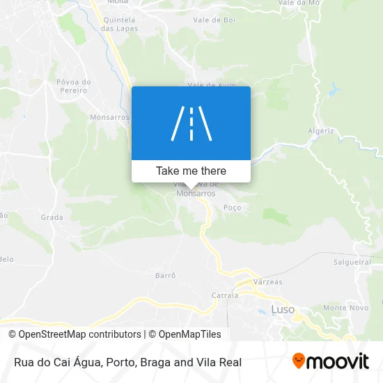 Rua do Cai Água map