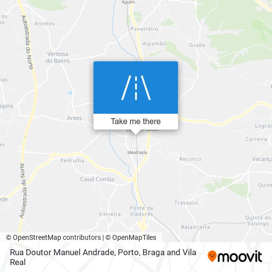 Rua Doutor Manuel Andrade map