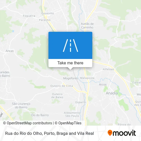 Rua do Rio do Olho map