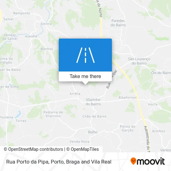 Rua Porto da Pipa map