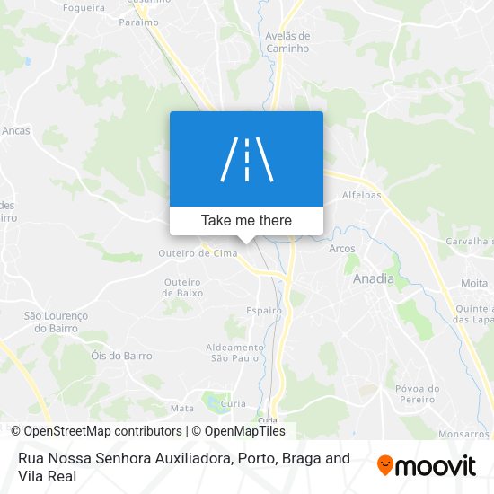 Rua Nossa Senhora Auxiliadora mapa