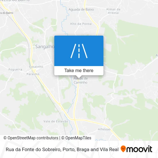 Rua da Fonte do Sobreiro map