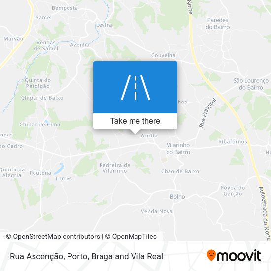 Rua Ascenção map