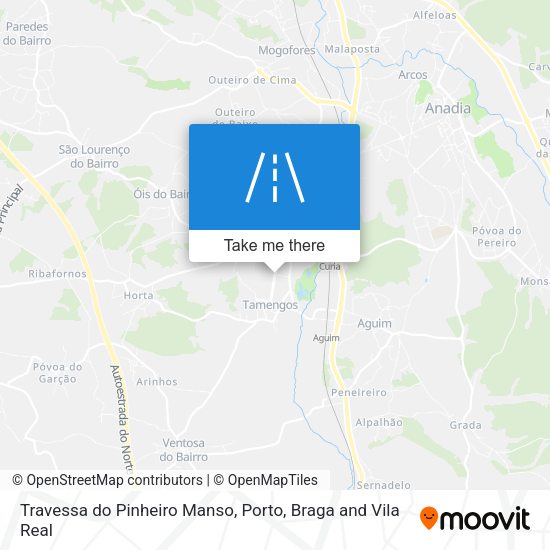 Travessa do Pinheiro Manso mapa