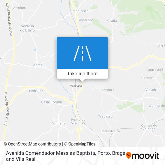 Avenida Comendador Messias Baptista mapa