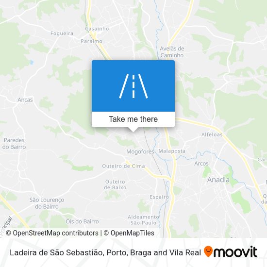 Ladeira de São Sebastião map
