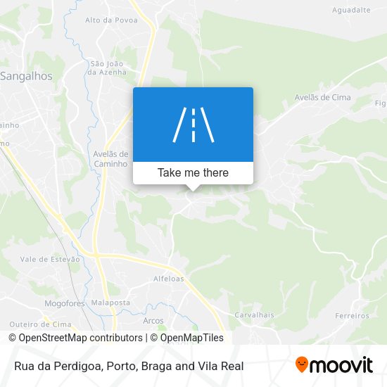 Rua da Perdigoa map