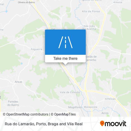 Rua do Lamarão mapa