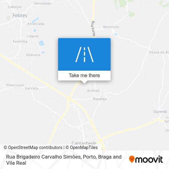 Rua Brigadeiro Carvalho Simões map