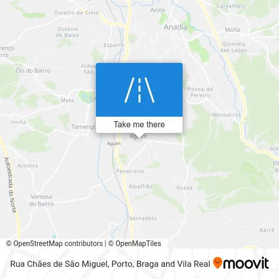 Rua Chães de São Miguel map