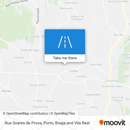 Rua Soares de Prosa map