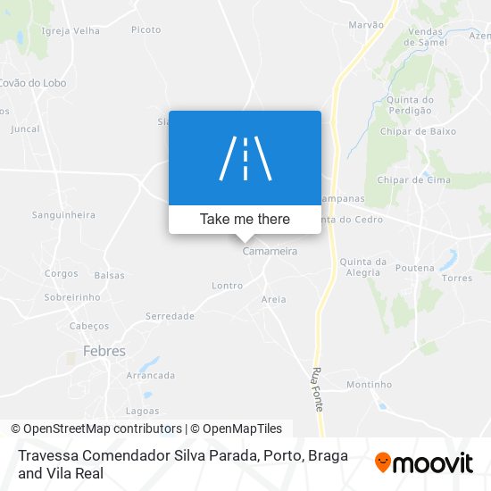 Travessa Comendador Silva Parada mapa