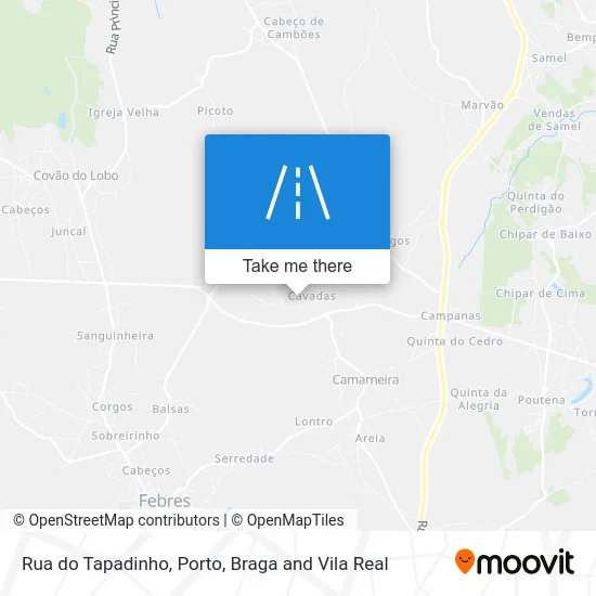 Rua do Tapadinho map