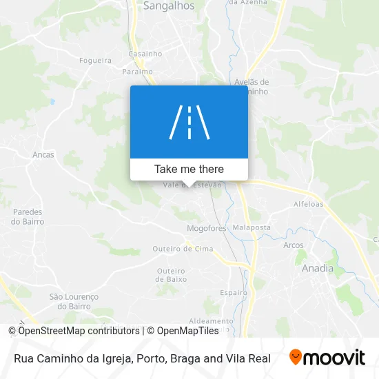 Rua Caminho da Igreja map