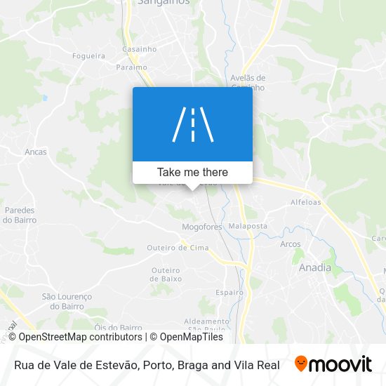Rua de Vale de Estevão map