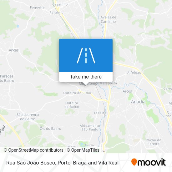 Rua São João Bosco map