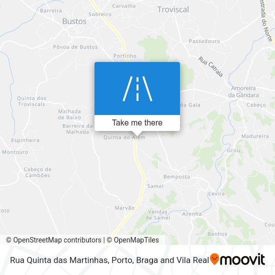 Rua Quinta das Martinhas map