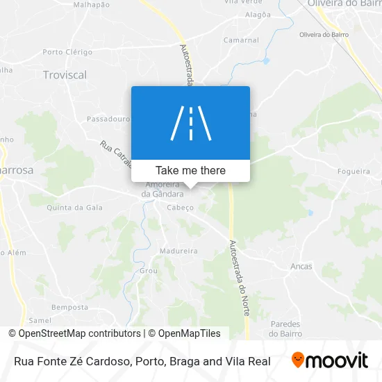 Rua Fonte Zé Cardoso map
