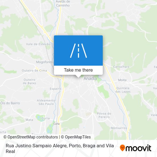 Rua Justino Sampaio Alegre mapa