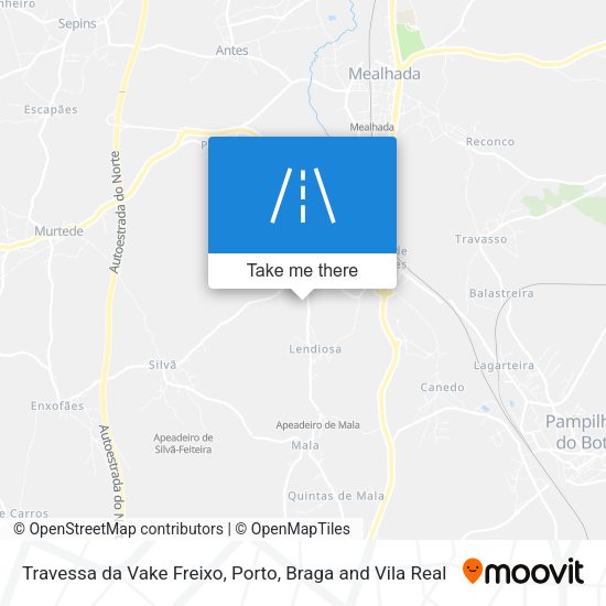 Travessa da Vake Freixo map