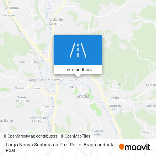 Largo Nossa Senhora da Paz map