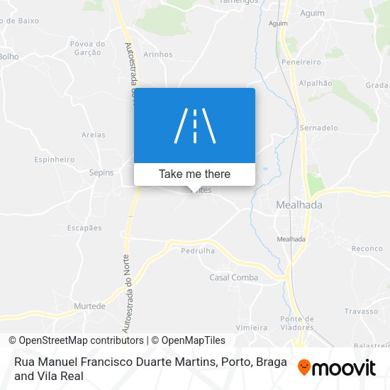 Rua Manuel Francisco Duarte Martins map