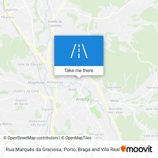 Rua Marquês da Graciosa mapa