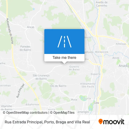 Rua Estrada Principal map