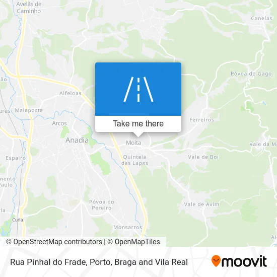 Rua Pinhal do Frade map