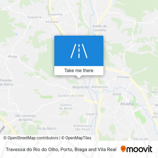 Travessa do Rio do Olho map