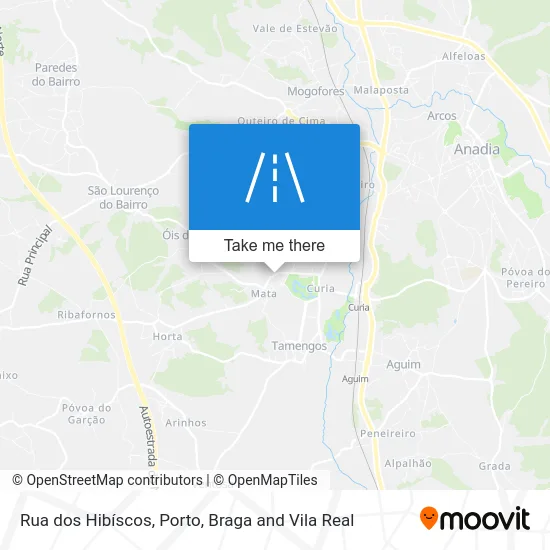 Rua dos Hibíscos map