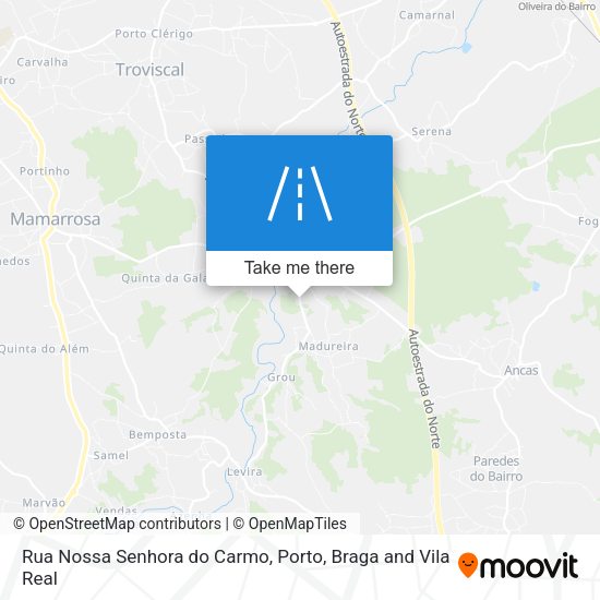 Rua Nossa Senhora do Carmo map